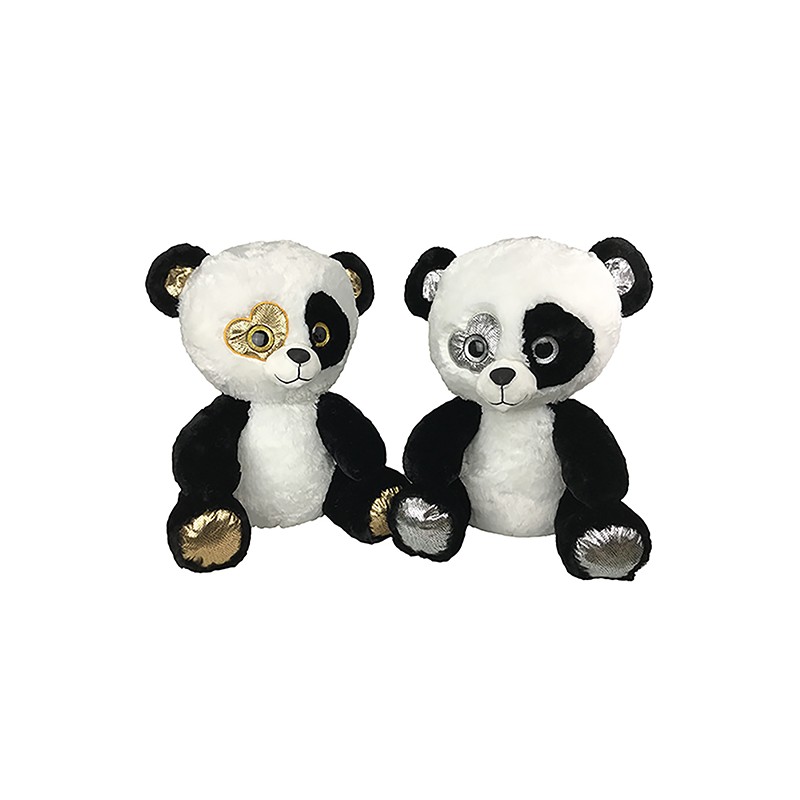 Peluche Géante Panda Gros Yeux Brillant 60cm - Coti Jouets, Grossiste Pour  Kermesse Et Fête Foraine