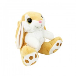 Peluche Géante Lapin Coloré Avec Yeux Brillants