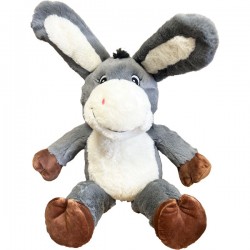 Peluche Géante Âne Assis 60cm