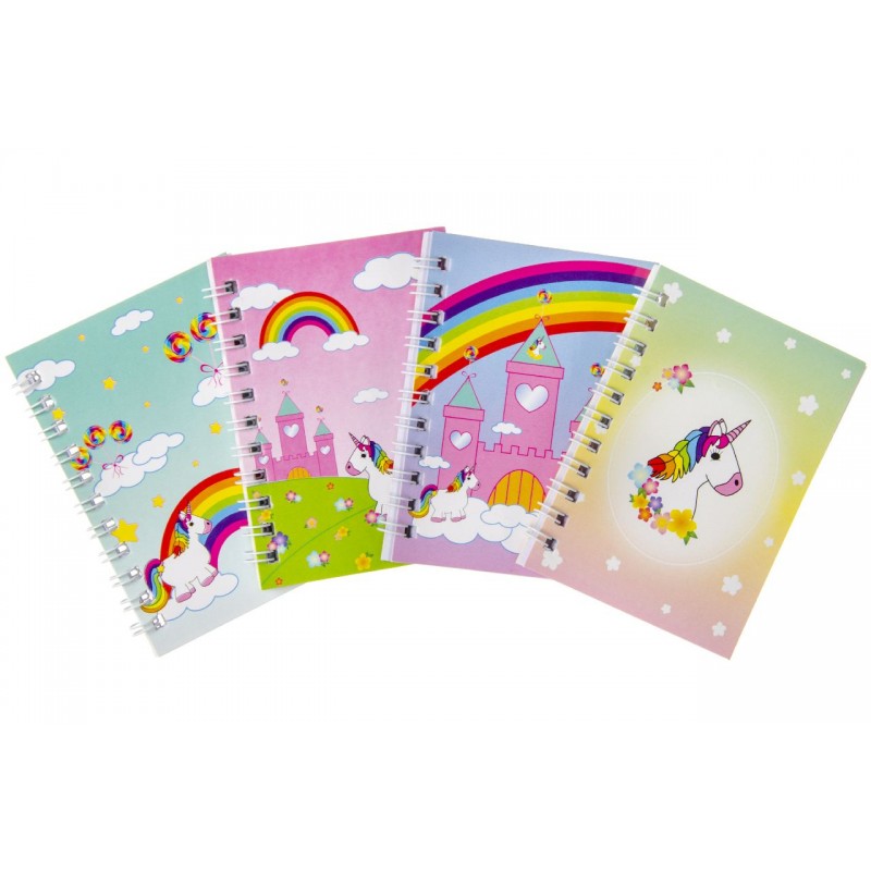 Carnet 40 Pages Licorne 4 Pièces