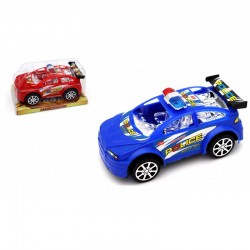 Voiture de Police Rétro Friction 17cm