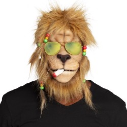 Masque de Lion Rasta Avec Lunette