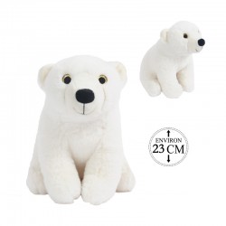 Peluche - Ours polaire assis