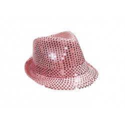 CHAPEAU DISCO ROSE