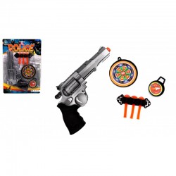 Pistolet Flèches 23cm Avec Accessoires