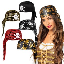 Chapeau Bandana de Pirate Brillant Assortis