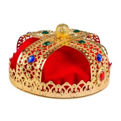 Couronne de Roi Métal Doré...