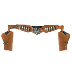 Holster Double avec Ceinturon Marron