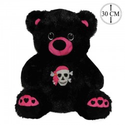 Peluche Ours Rose et Noir...