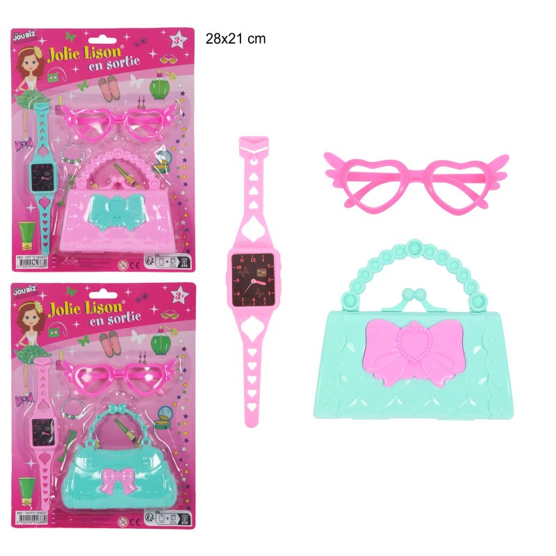 Montre Factice avec Sac et Lunette Jolie Lison