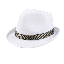Chapeau Borsalino Blanc avec Bandeau