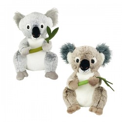 Peluche Koala Assis Avec Bambou 20cm