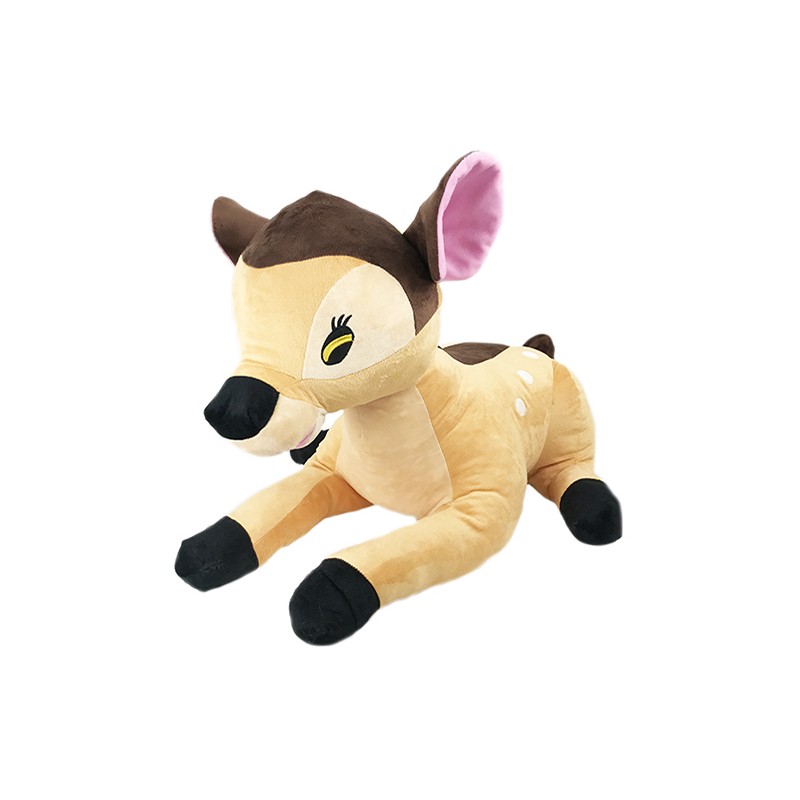 Peluche Géante Faon Couché 70cm