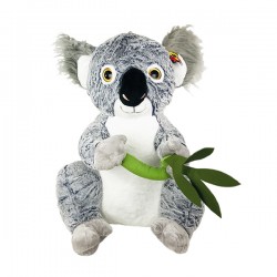 Peluche Géante Koala Assis Avec Bambou 55cm