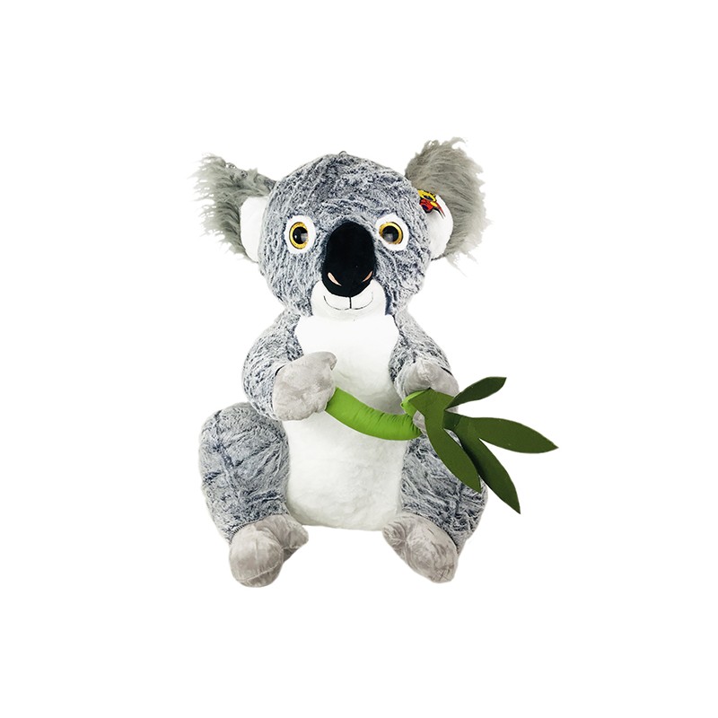 Peluche Géante Koala Assis Avec Bambou 55cm