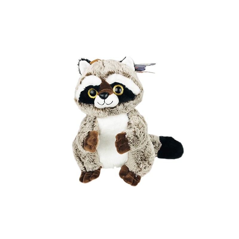 Peluche Géante Raton Laveur Assis 60cm