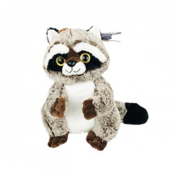 Peluche Raton Laveur Assis 27cm