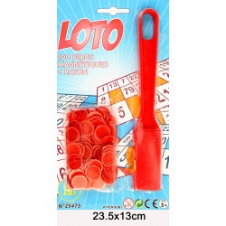 Jetons de Loto Magnétique 100 Pièces + Bâton 