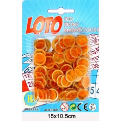 Jetons de Loto Magnétique 100 Pièces