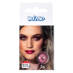 Lentilles Fantaisies Rose Femme Fatale - 1 Semaine