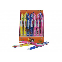 Stylo 4 Couleurs Animaux Fantaisie 