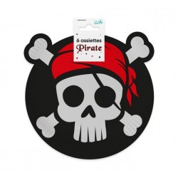 Assiettes Jetables Pirate 6...