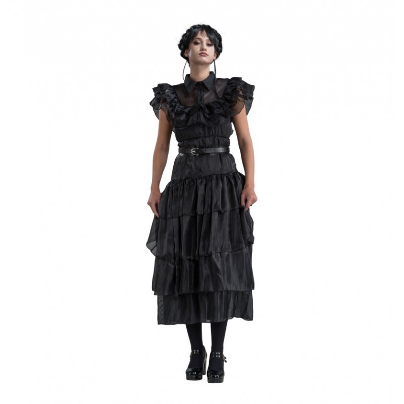 Déguisement Robe De Bal Noire Mercredi