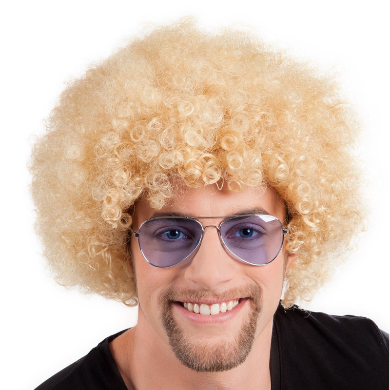 Perruque Afro Blonde