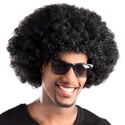 Perruque Afro Noire Jimmy