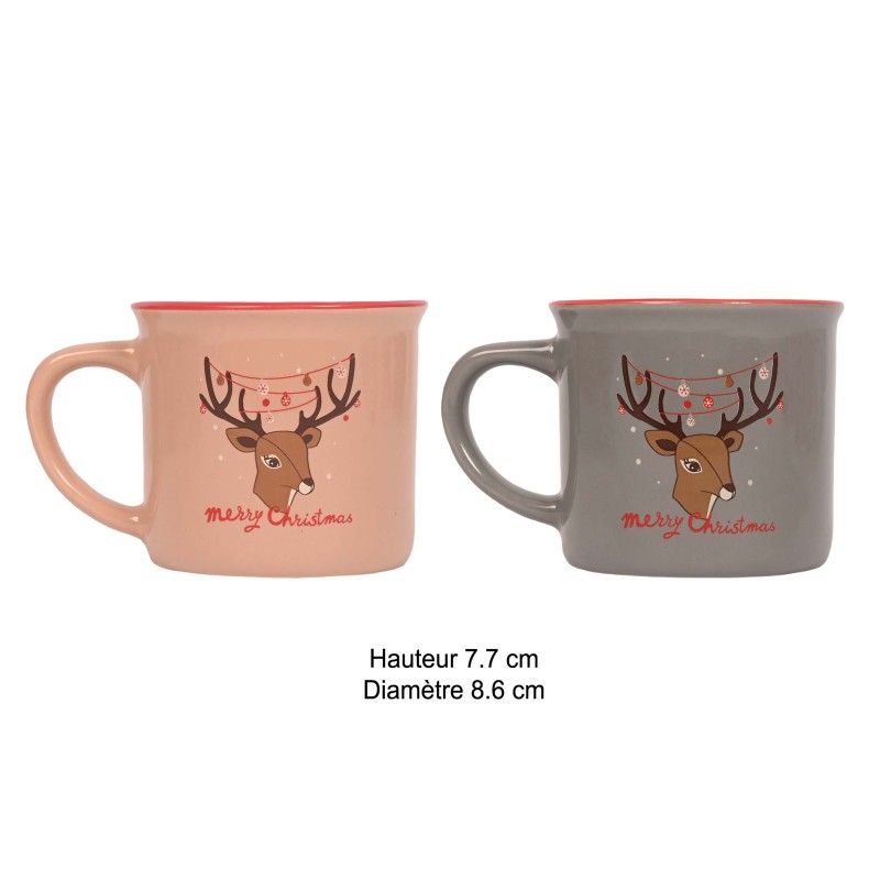 Mug Fête foraine de Noël avec dorures