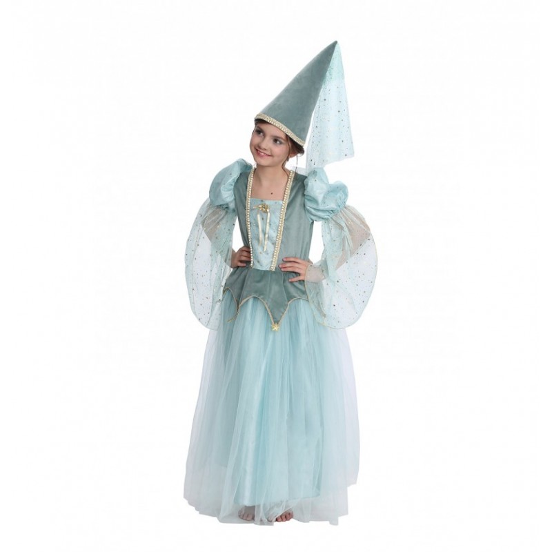 Déguisement Princesse Adélia Luxe Bleu Déguisement Princesse Adélia Luxe Bleu