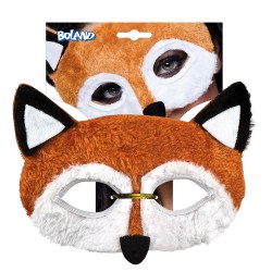 Demi Masque Renard en Peluche