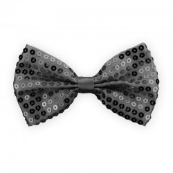 Noeud Papillon Paillette Sequin Noir