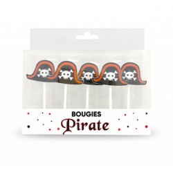 Bougies Pics Pirate 5 Pièces