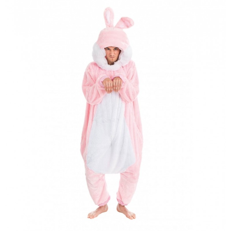 Déguisement De Gros Lapin Rose Taille M-L 164cm