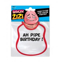 Bavoir A Zizi Ah Pipe Birthday