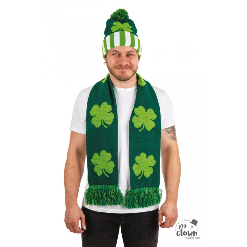 Bonnet Et Echarpe  Saint Patrick