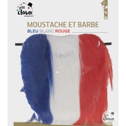 Moustache et Barbe Bleu, Blanc, Rouge