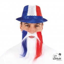 Moustache et Barbe Bleu, Blanc, Rouge