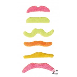 Moustaches Fantaisies Fluo...