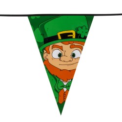 Guirlande Saint Patrick Grands Fanions Triangulaires