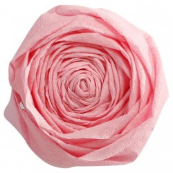 Feuille de Papier Crépon 60% Rose Pâle