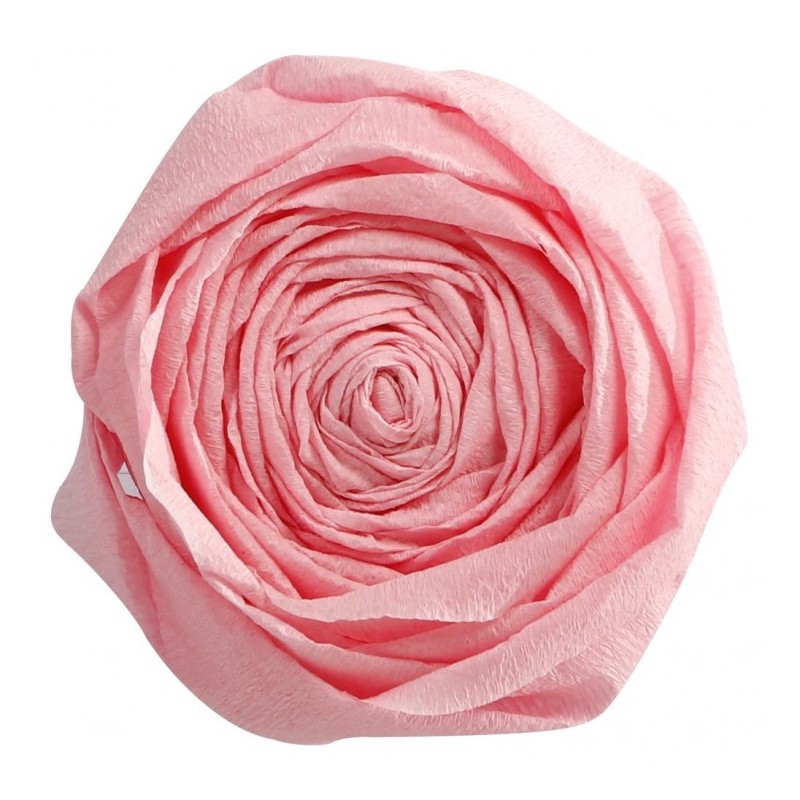 Feuille de Papier Crépon 60% Rose Pâle