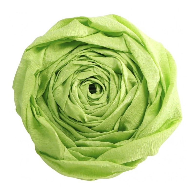 Feuille de Papier Crépon 60% Vert Pomme