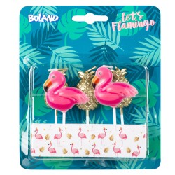 Bougie Flamant Rose et...