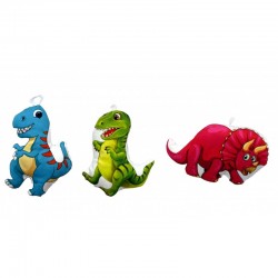 Peluche Imprimée Dinosaure 24cm