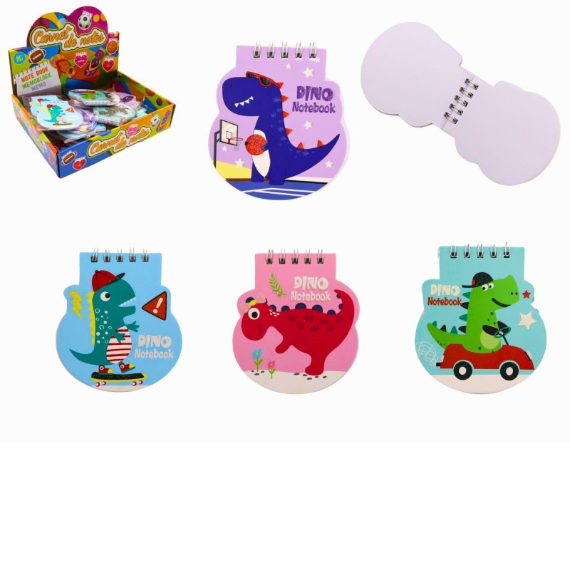 Carnet Dinosaure Fun Pailleté