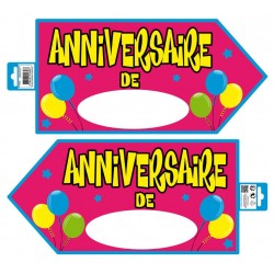 Panneau Signalétique Anniversaire