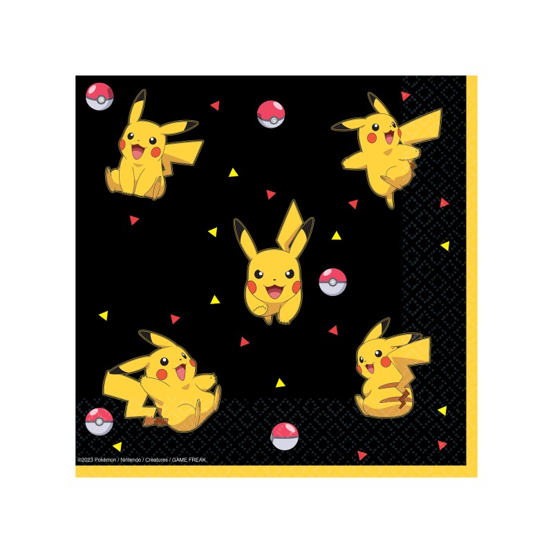 Serviettes en Papier Pokemon