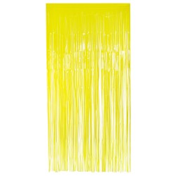 Rideau Métallisé Jaune Fluo 100x200cm